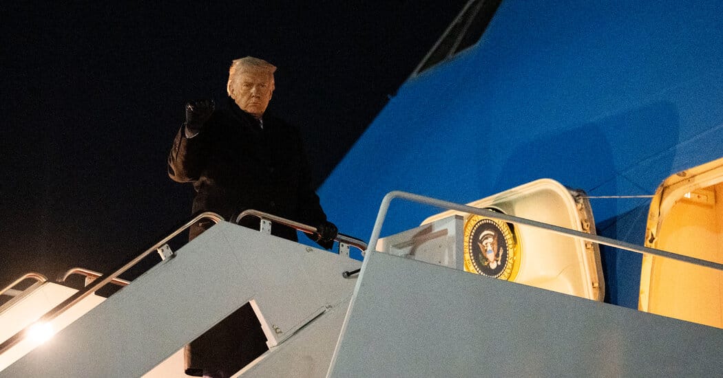 Air Force One returns to Andrews after 'minor electrical issue' — Static01.nyt.com