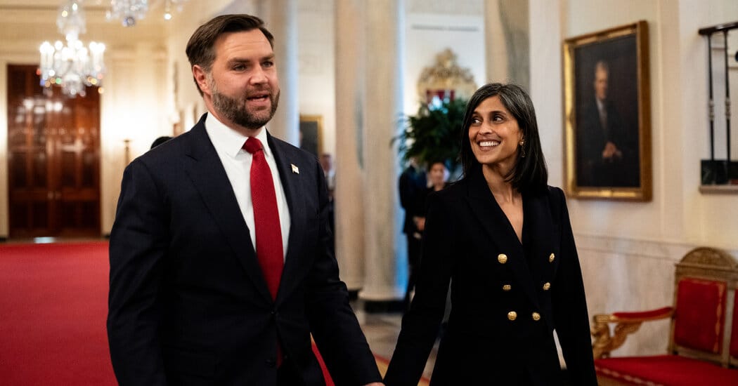 Vice President JD Vance and Second Lady Usha Vance Expect Fourth Child — Static01.nyt.com