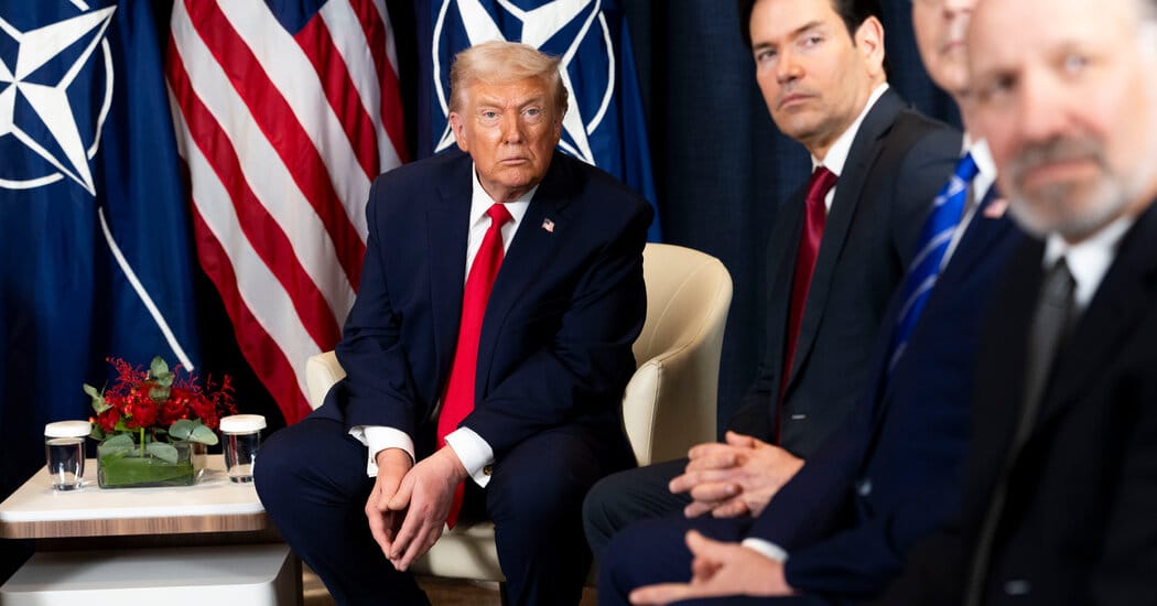 Trump says he and NATO secretary general formed a Greenland framework and drops tariff threat — Static01.nyt.com