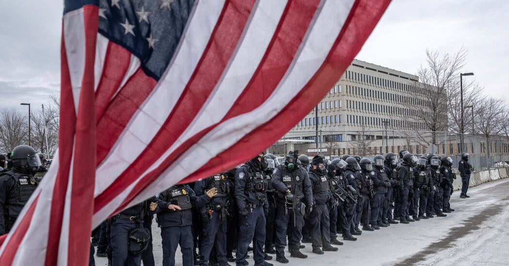 Pentagon puts Fort Bragg military police on alert for possible Minnesota deployment — Static01.nyt.com