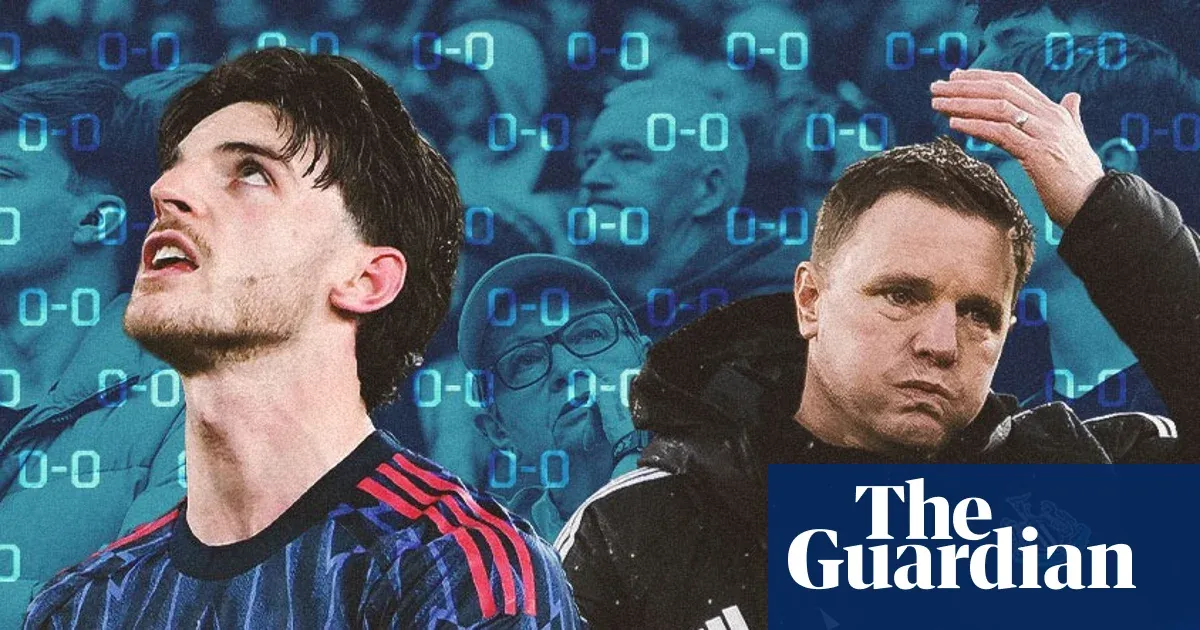 Goalless draws rise in Premier League as shots and goals fall — I.guim.co.uk