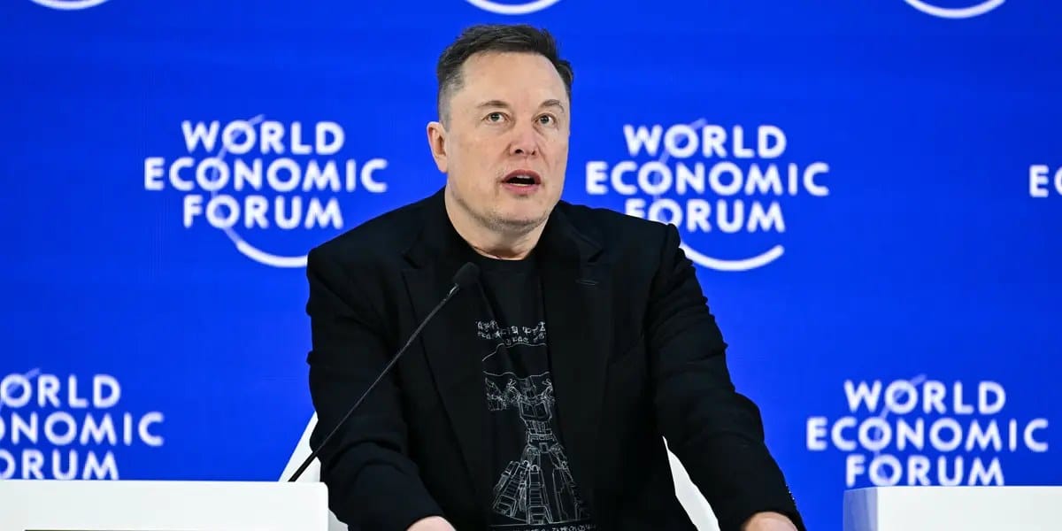 Musk's surprise Davos appearance yields few new announcements — I.insider.com