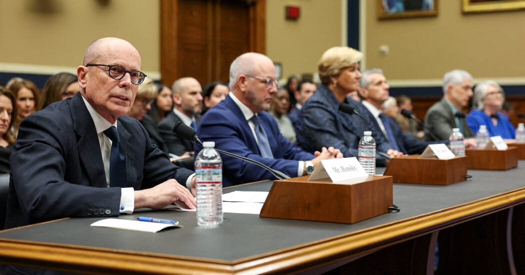 Insurer CEOs Blame Hospitals and Drugmakers at House Hearings on Care Costs — Static01.nyt.com