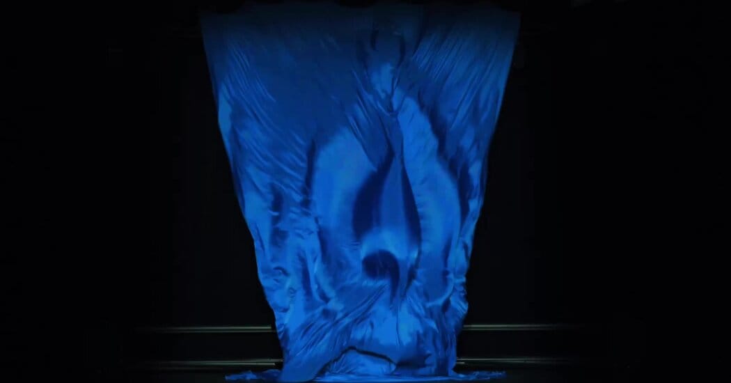 Miet Warlop fills Luxembourg stage with miles of silk to explore inner turmoil — Static01.nyt.com