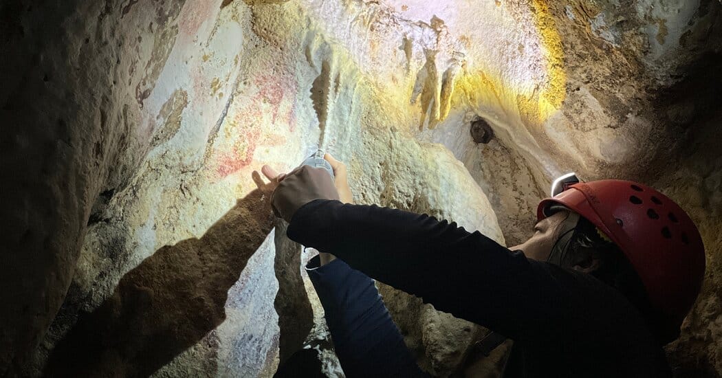 67,800-year-old handprint in Indonesian cave may be oldest rock art — Static01.nyt.com