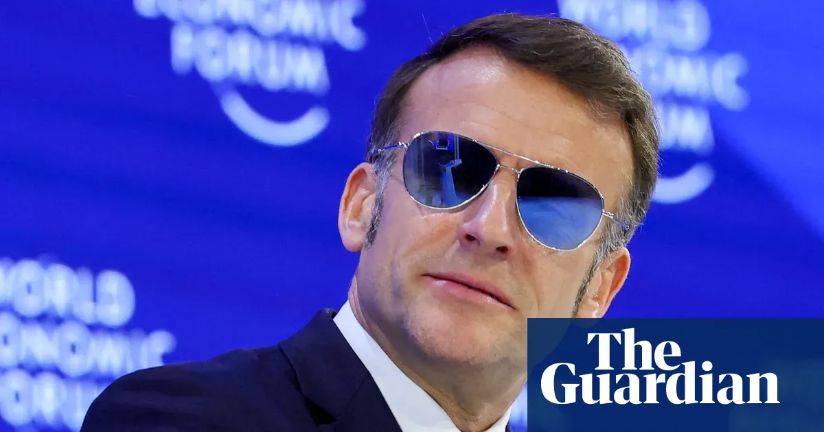Macron’s Davos sunglasses spur surge in demand for French maker — I.guim.co.uk