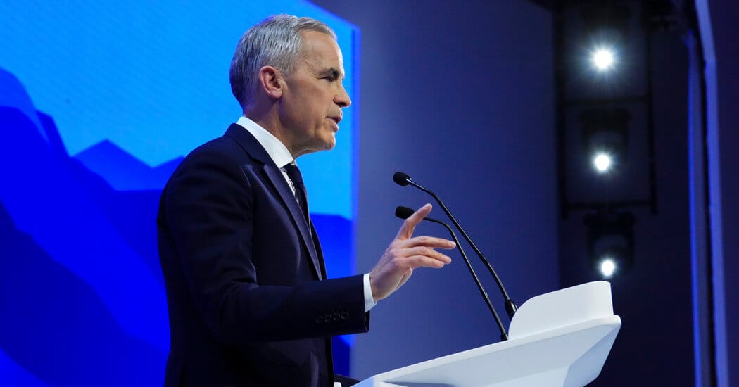 Mark Carney Criticizes U.S. Policies at Davos, Wins Standing Ovation — Static01.nyt.com