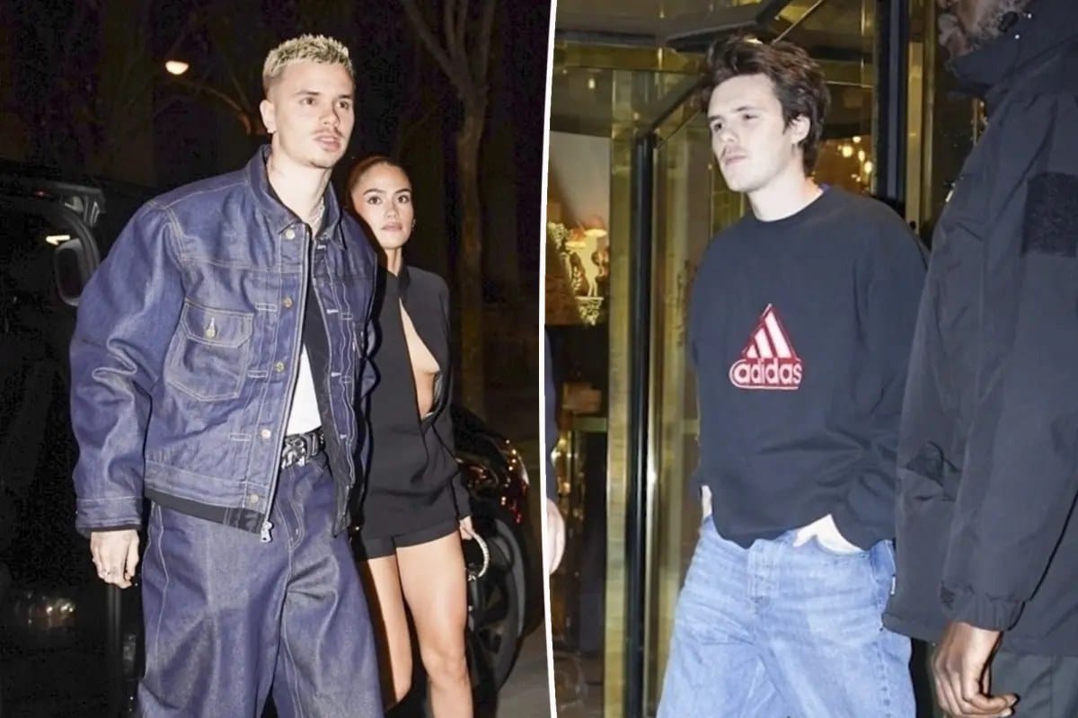 Romeo and Cruz Beckham spotted on double date in Paris amid family dispute — Pagesix.com