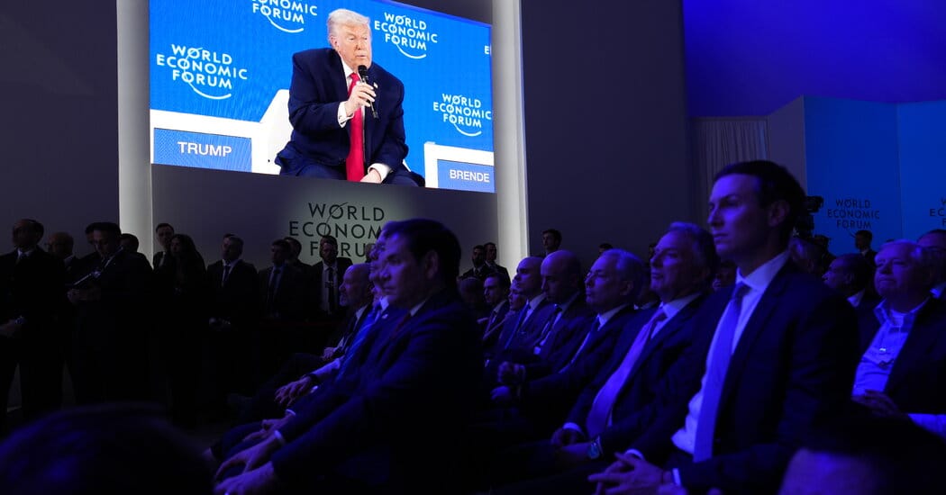 Trump’s Davos visit calms some, leaves business leaders uneasy — Static01.nyt.com