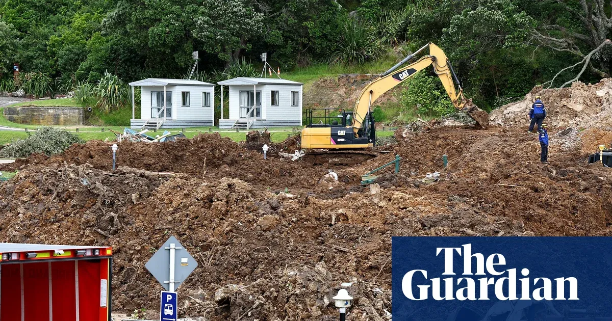 Rescue efforts called off for six buried in Mount Maunganui holiday park landslide — I.guim.co.uk