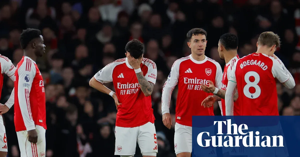 Arteta says errors cost Arsenal as United win cuts Premier League lead — I.guim.co.uk