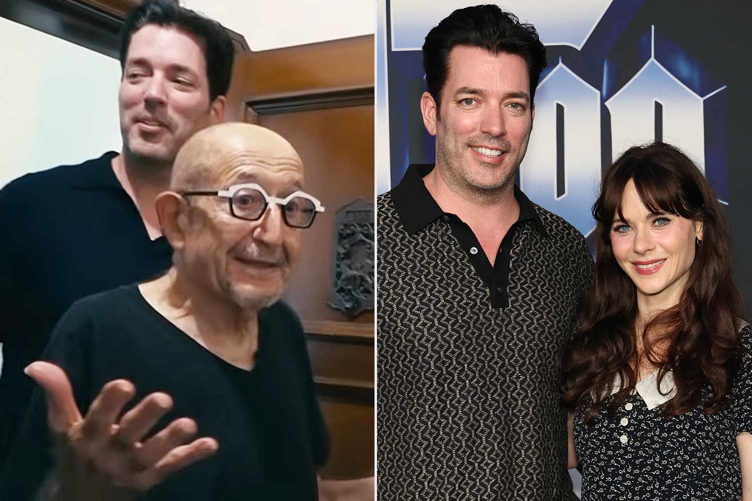 Jonathan Scott transforms Zooey Deschanel’s mentor’s cluttered apartment — People.com