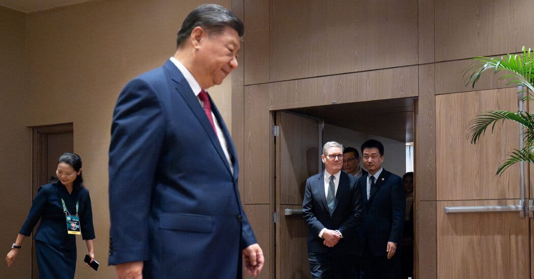 Starmer to Visit China on Three-Day Finance Mission Amid U.S. Tensions — Static01.nyt.com