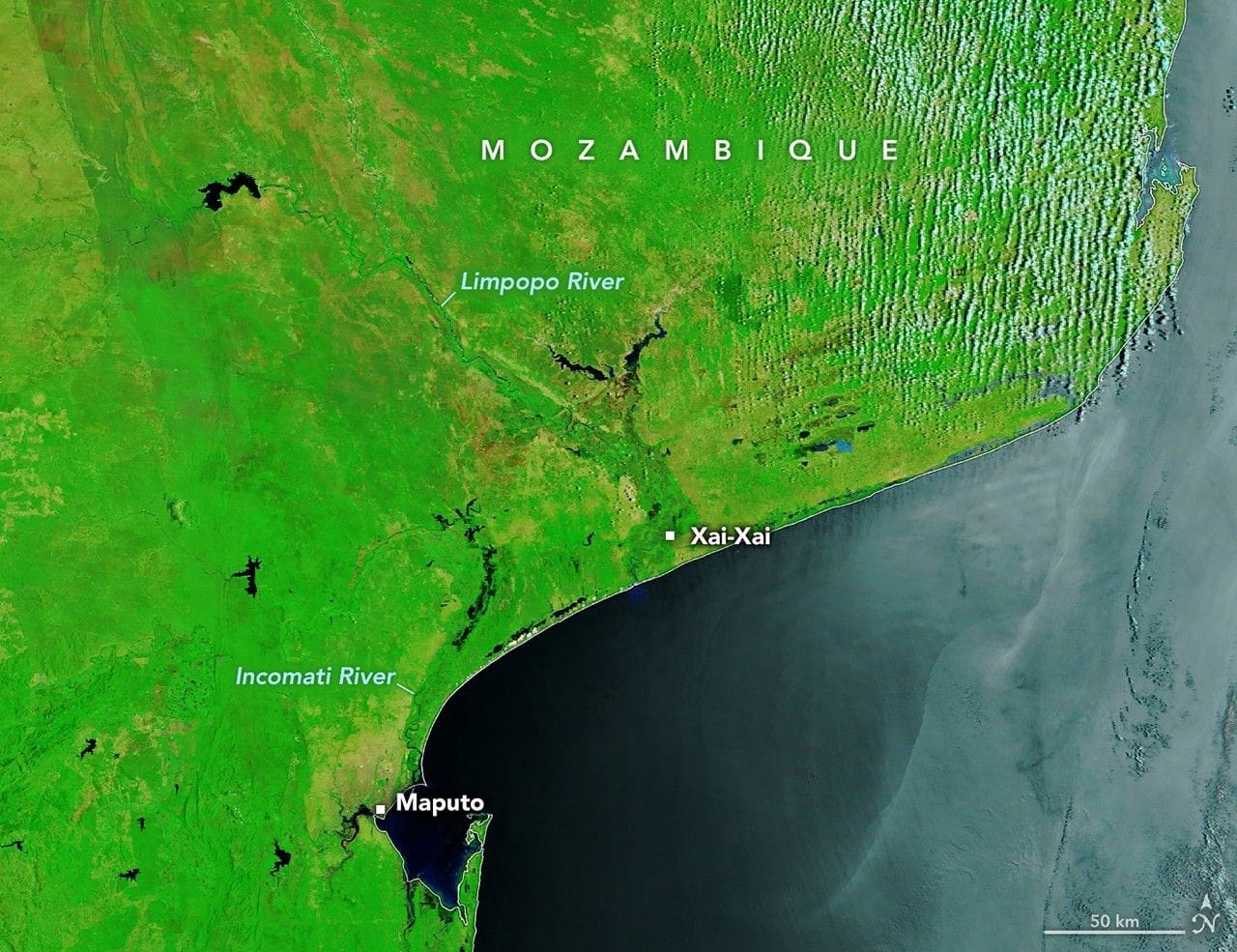 Heavy rains flood southern Mozambique, affecting at least 600,000 people — Assets.science.nasa.gov