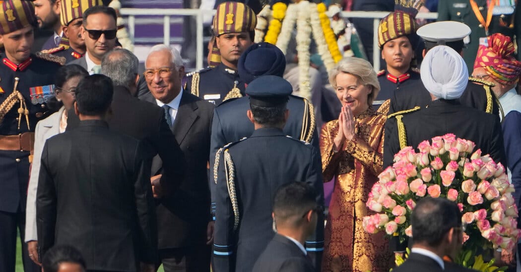 India and European Union reach long‑running trade agreement in New Delhi — Static01.nyt.com