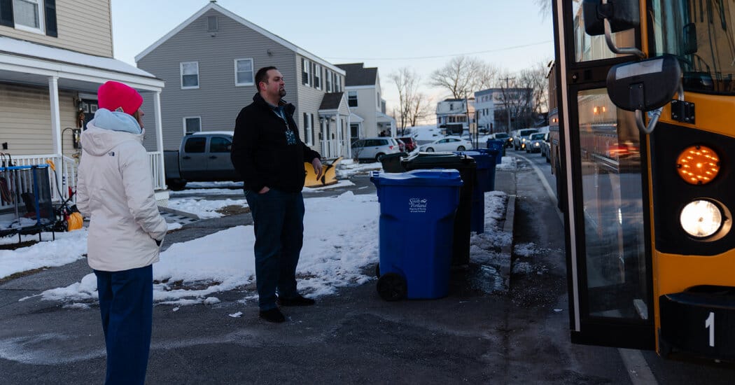 Maine ICE operation coincides with large absences among Portland students — Static01.nyt.com