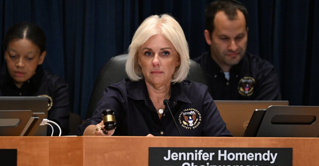 NTSB chair Jennifer Homendy returns as board readies ruling on D.C. midair collision — Static01.nyt.com