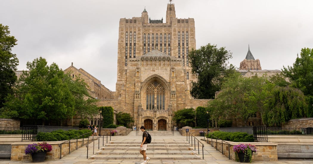 Yale will waive tuition for families earning under $200,000 — Static01.nyt.com
