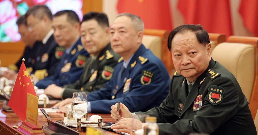 Xi ousts top Chinese general Zhang Youxia in sweeping military purge — Static01.nyt.com