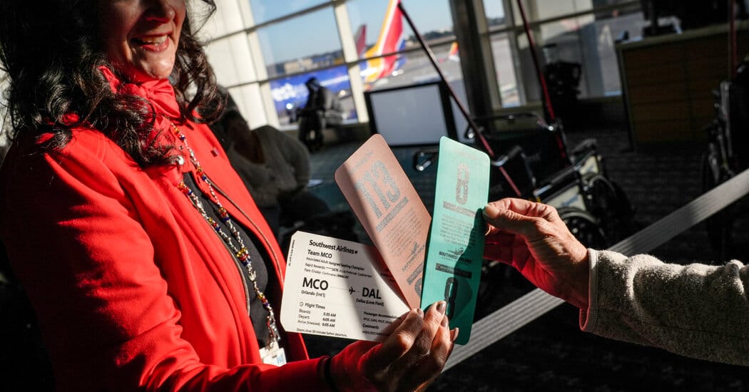 Southwest retires open seating and begins assigned seats with premium options — Static01.nyt.com