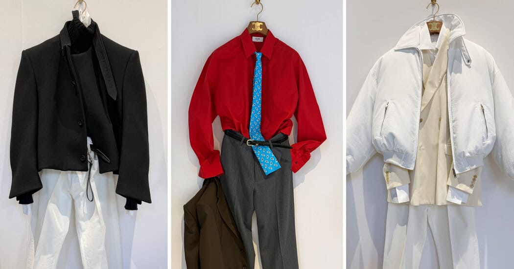 Michael Rider’s first full men’s collection for Celine draws praise in Paris — Static01.nyt.com