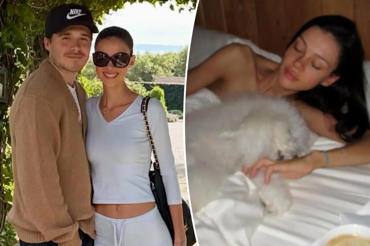 Brooklyn Beckham posts photo of Nicola Peltz in bed amid family feud — Pagesix.com