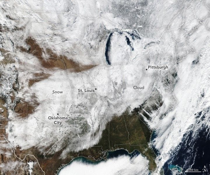 Winter storm leaves wide band of snow from U.S. Southwest to New England — Assets.science.nasa.gov