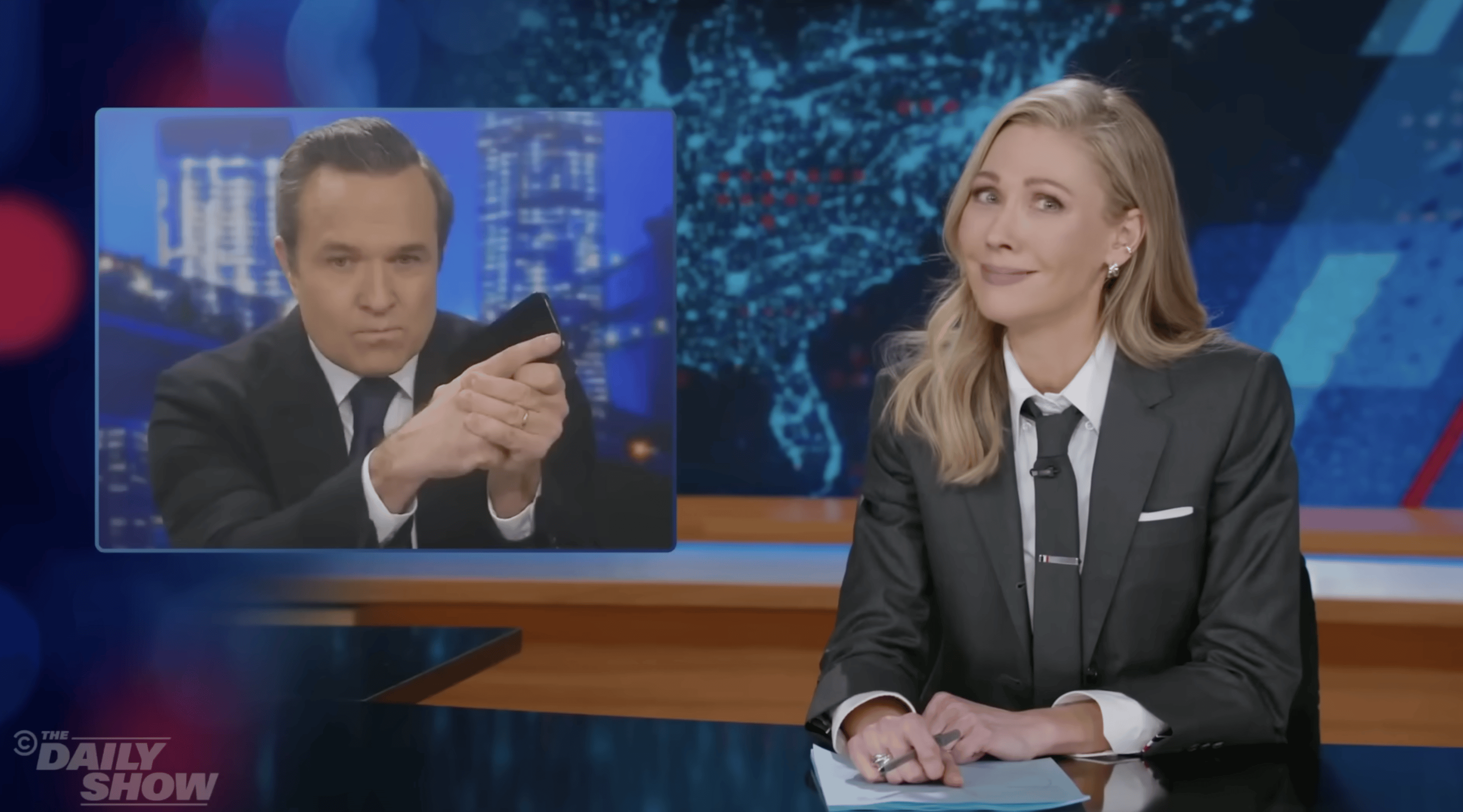 The Daily Show mocks Newsmax over Greg Kelly's reaction to ICE shooting — Helios-i.mashable.com