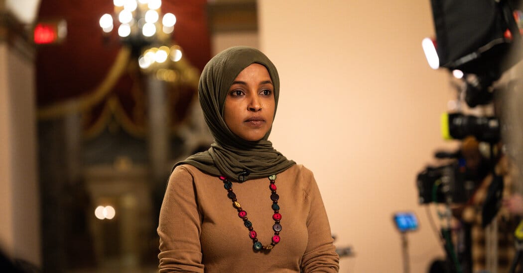 Ilhan Omar sprayed with unknown substance at Minnesota event; suspect arrested — Static01.nyt.com