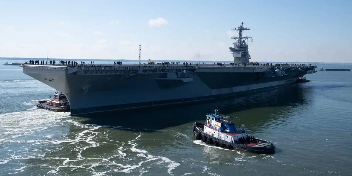 USS John F. Kennedy sails for builder sea trials as delivery set for March 2027 — I.insider.com