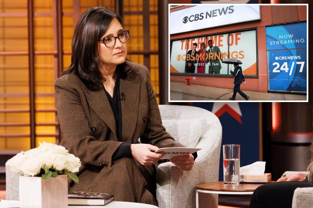 CBS hit by 'Brian Boost' on-air typo and transposed ratings chart during Bari Weiss pitch — Pagesix.com