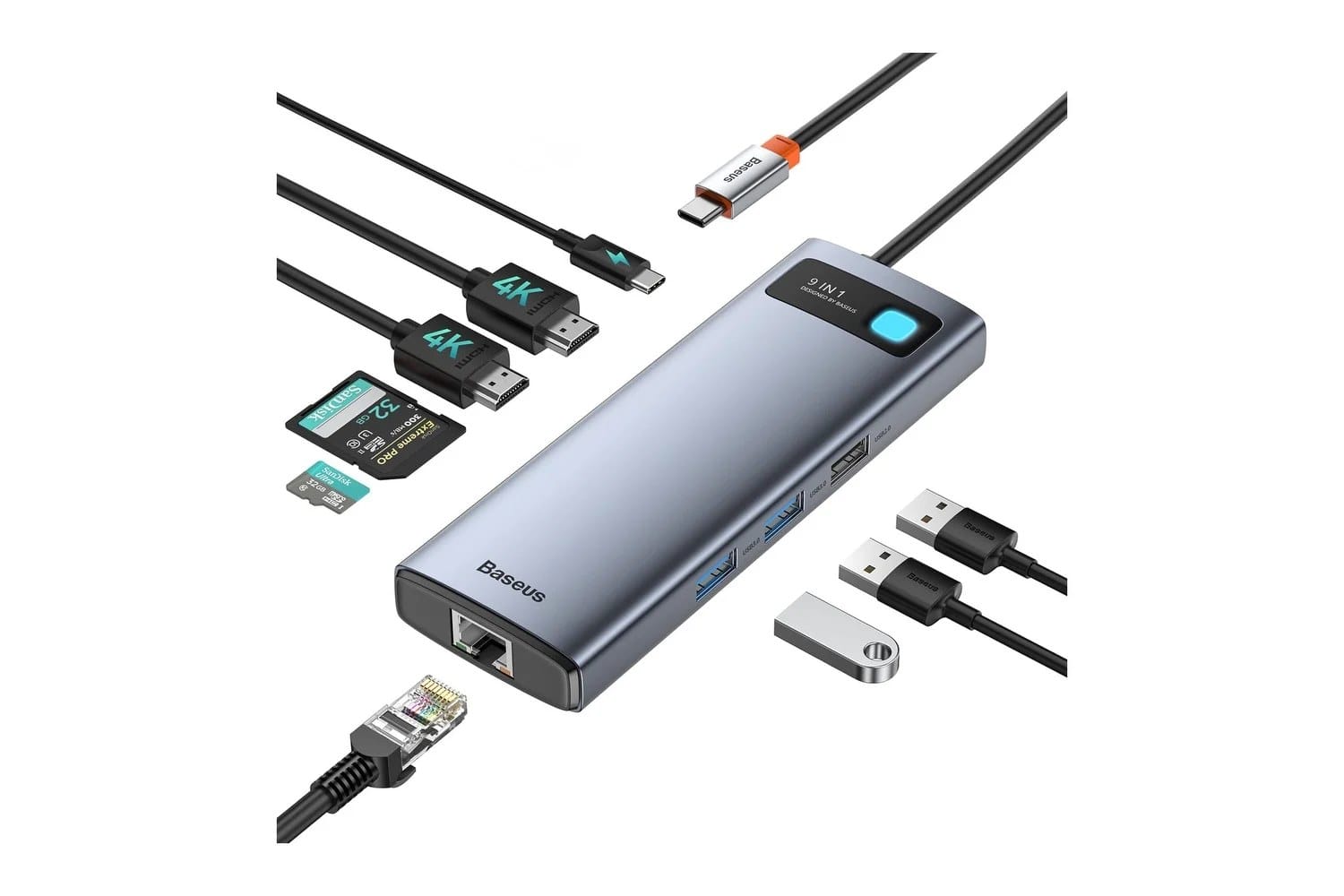 Baseus 9-in-1 USB-C Dock Drops to $38 on Amazon — 41% Off — Kotaku.com