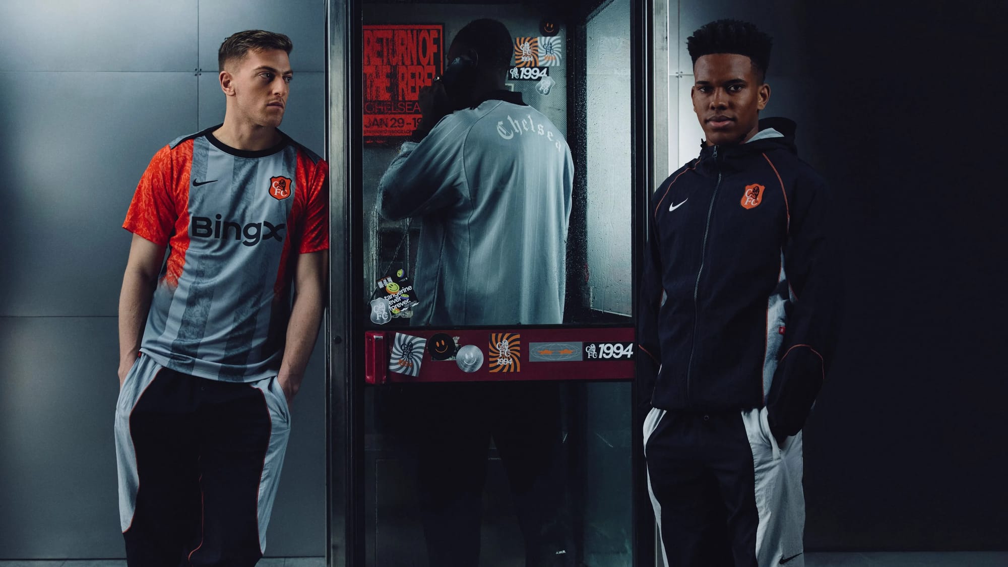 Chelsea, Nike relaunch 1990s tangerine 'Return of the Rebel' kit for West Ham — Assets.goal.com