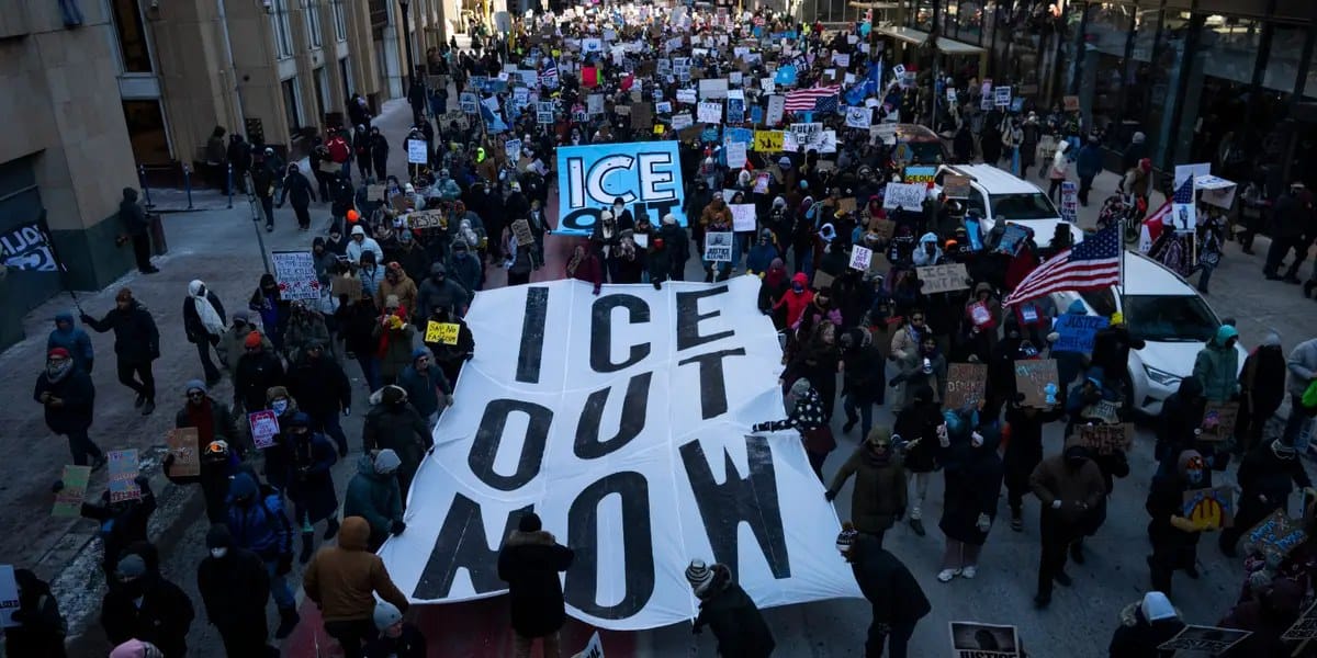 Nationwide 'National Shutdown' protests target ICE as businesses close — I.insider.com