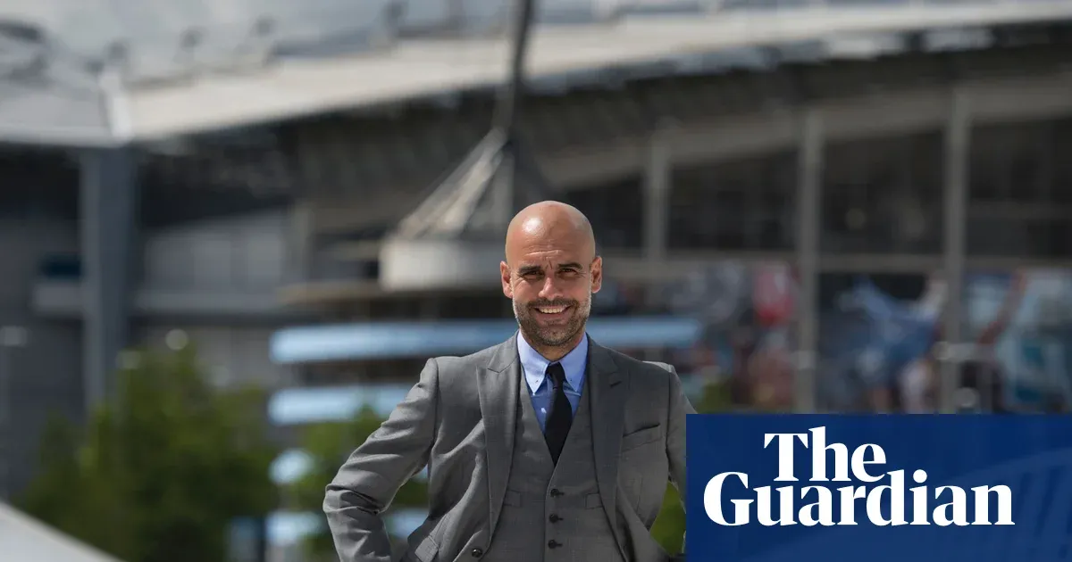 Ten years on from Manchester City naming Pep Guardiola — I.guim.co.uk