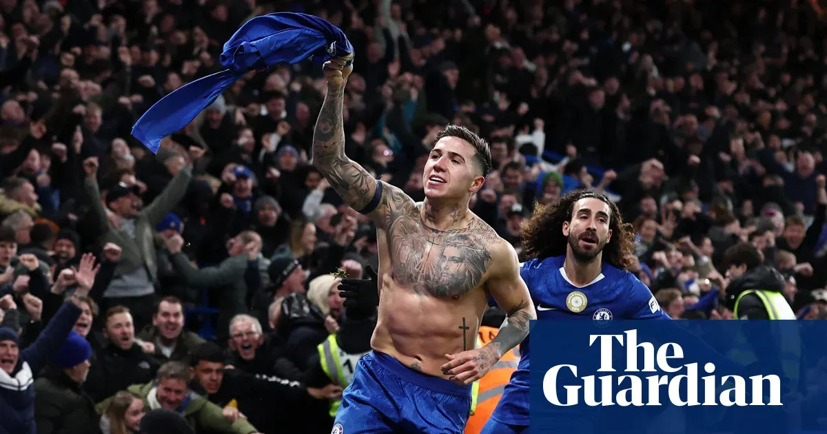 Enzo Fernández nets 92nd‑minute winner as Chelsea come from 2-0 down to beat West Ham 3-2 — I.guim.co.uk