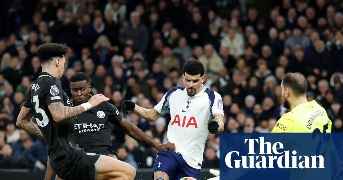 Guardiola criticises referee after Manchester City draw at Tottenham — I.guim.co.uk