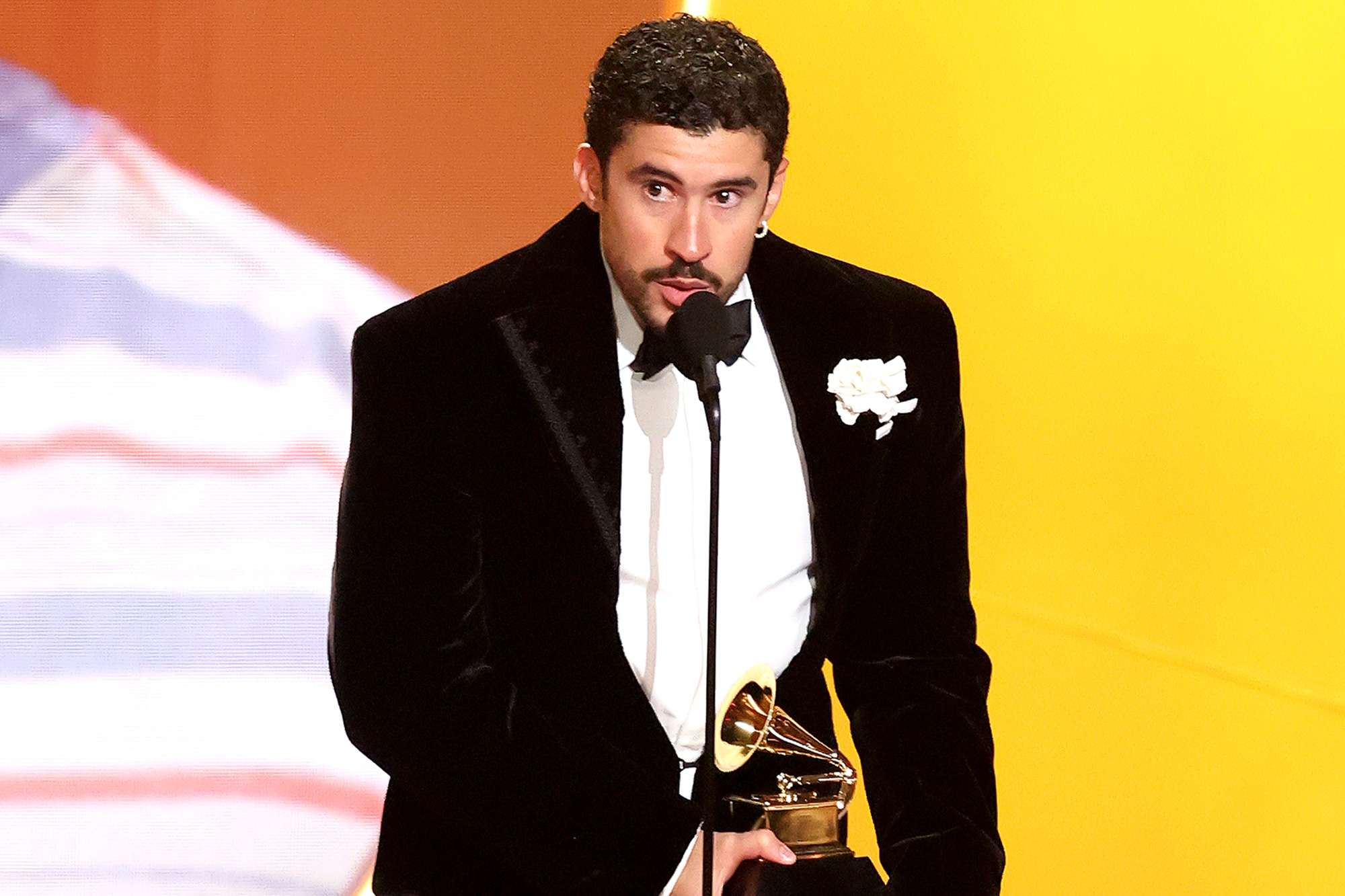 Bad Bunny wins Album of the Year at 2026 Grammys, dedicates win to those who left home — People.com