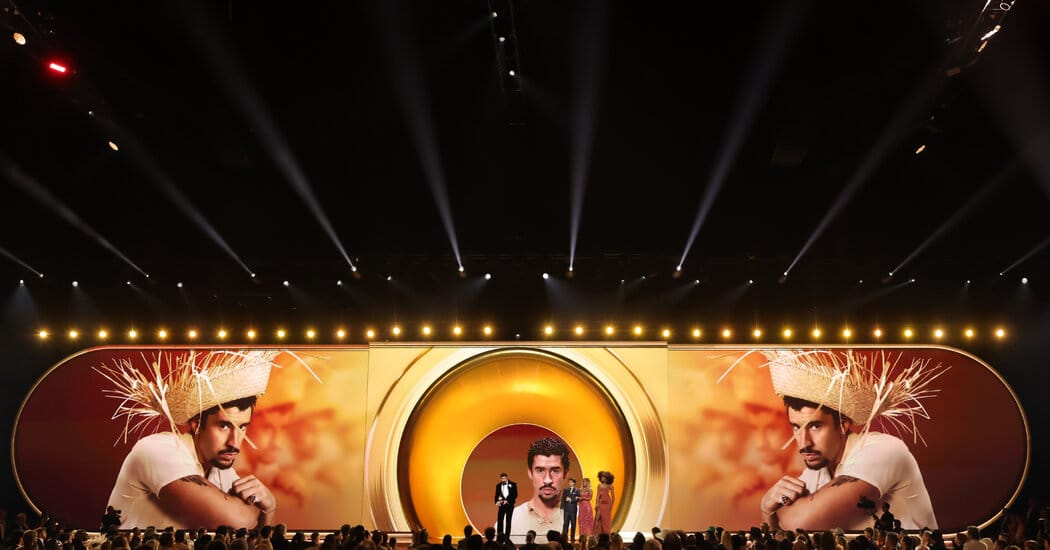 Bad Bunny Says ‘ICE Out’ in Grammys Acceptance Speech — Static01.nyt.com