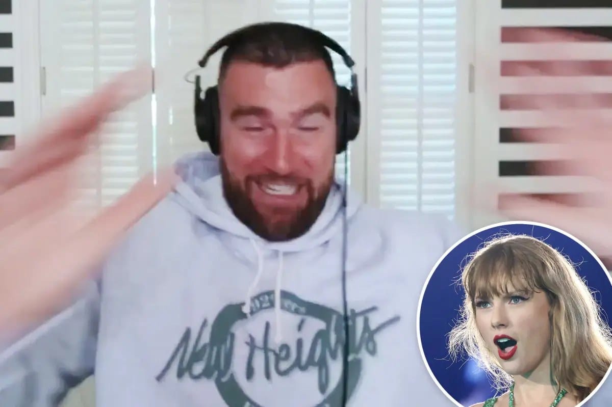 Travis Kelce breaks chair on podcast, jokes Taylor Swift 'is going to kill' him — Pagesix.com
