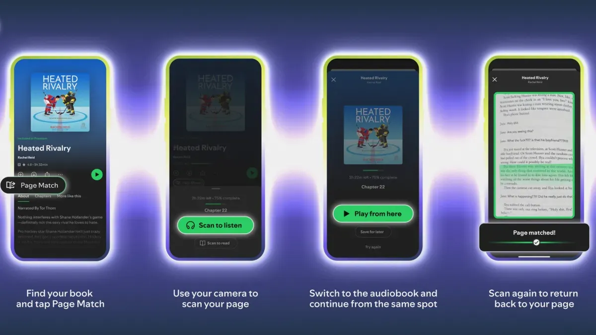 Spotify introduces Page Match to link audiobooks and print books — zdnet.com