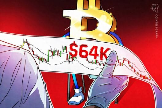 Bitcoin slips below $64K as selling intensifies — images.cointelegraph.com