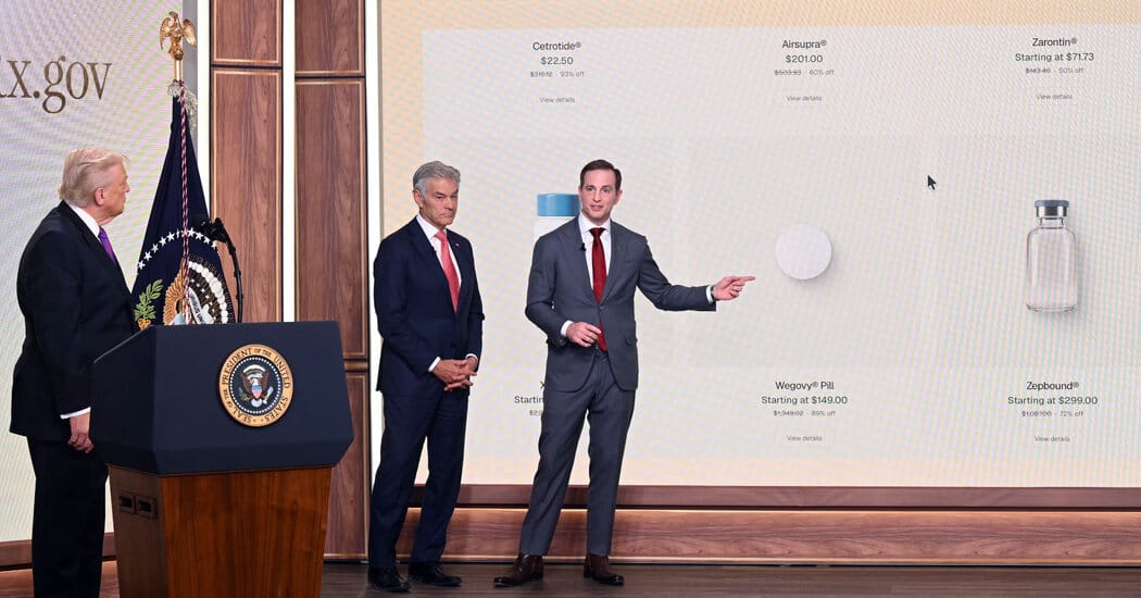 TrumpRx: What to Know About Insurance Benefits, Pricing and Savings — NYT > Business