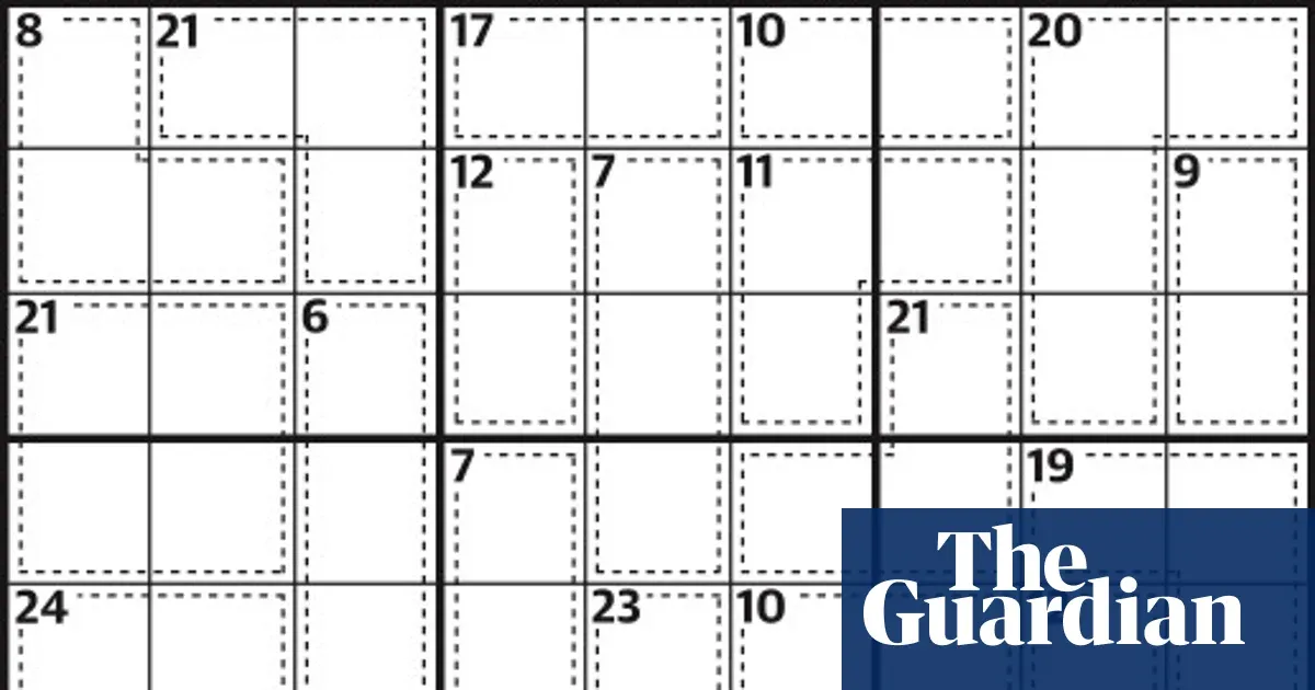 Killer sudoku 1,008 — Lifestyle | The Guardian
