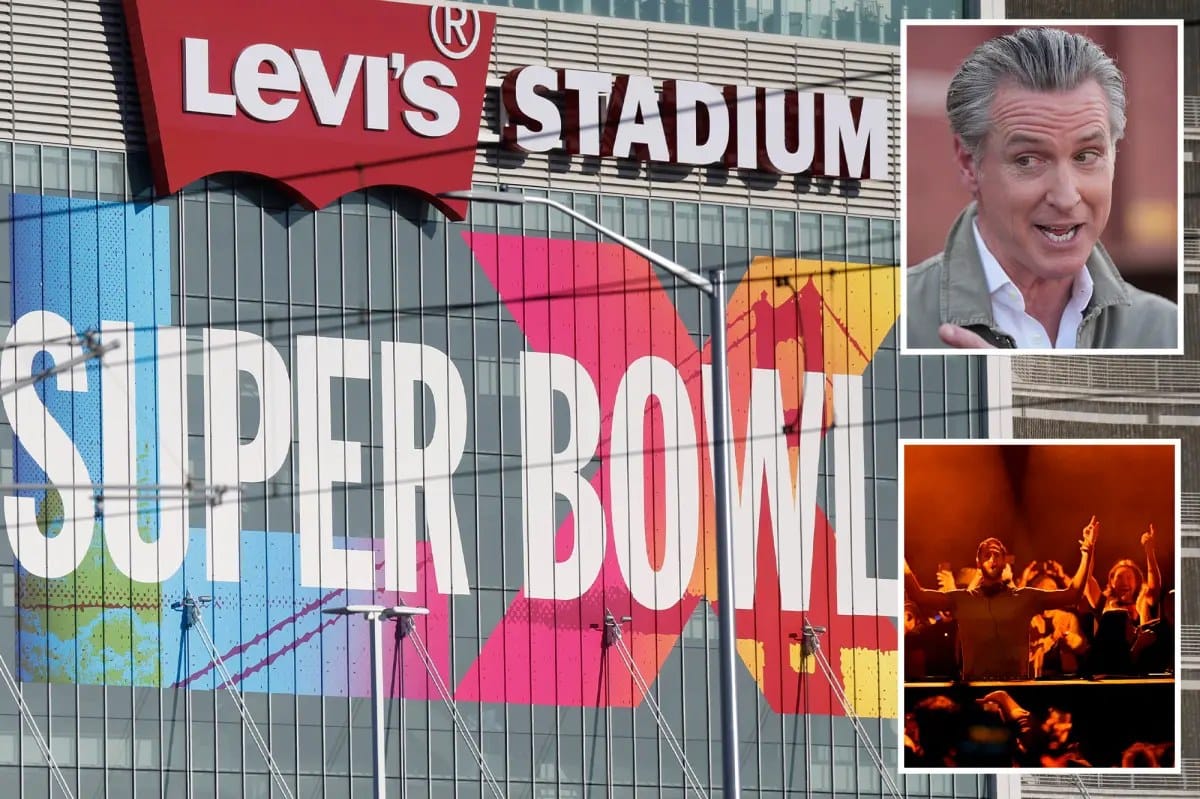 Gavin Newsom ducks into private Super Bowl bash, tries to keep a low profile — Pagesix