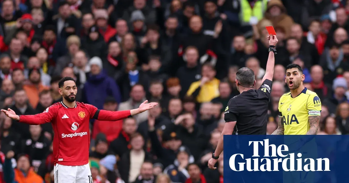 Frank backs Romero as Spurs captain despite red card at Manchester United — Football | The Guardian