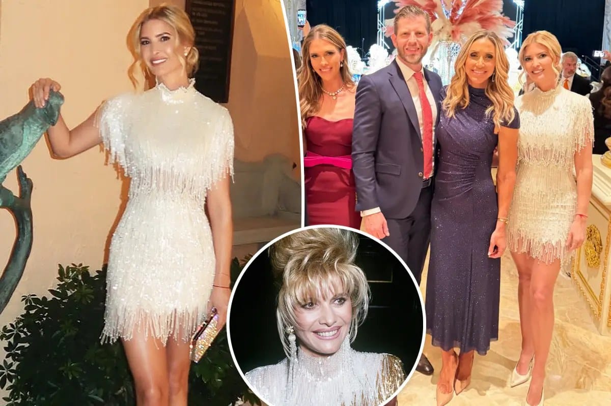 Ivanka Trump wears late mother Ivana's sparkling minidress — Pagesix