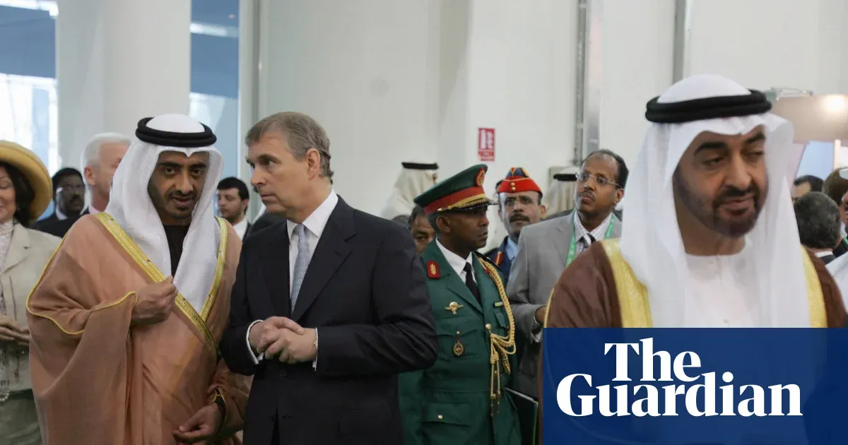 Andrew vouched for Epstein on state visit to UAE with queen in 2010 — World news | The Guardian