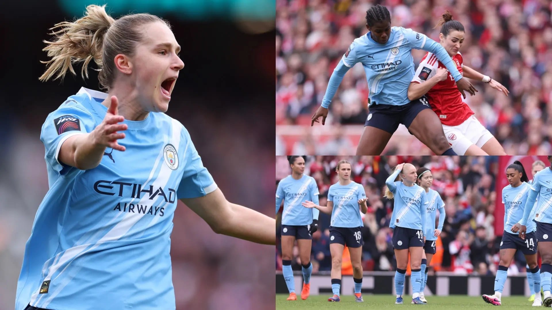 Man City women lose 1-0 to Arsenal as 13-match winning run ends — Goal
