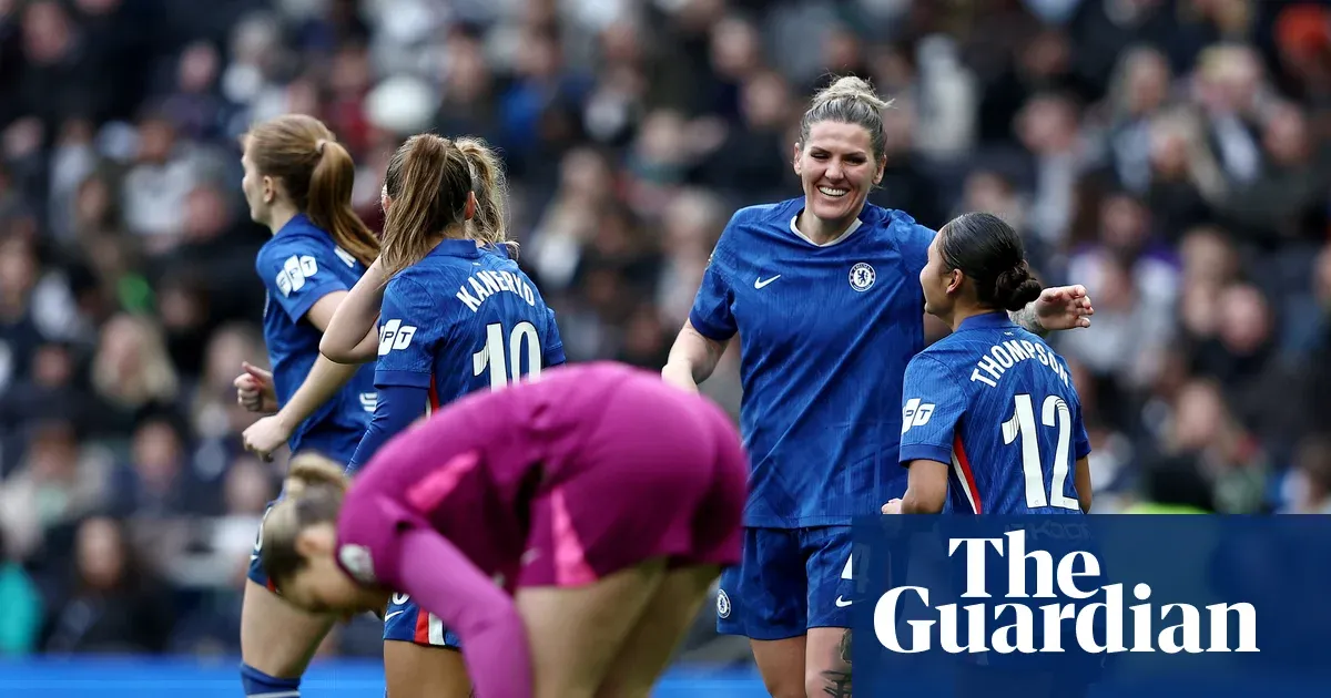 WSL roundup: Chelsea back on track at Spurs as Madonna watches — Football | The Guardian